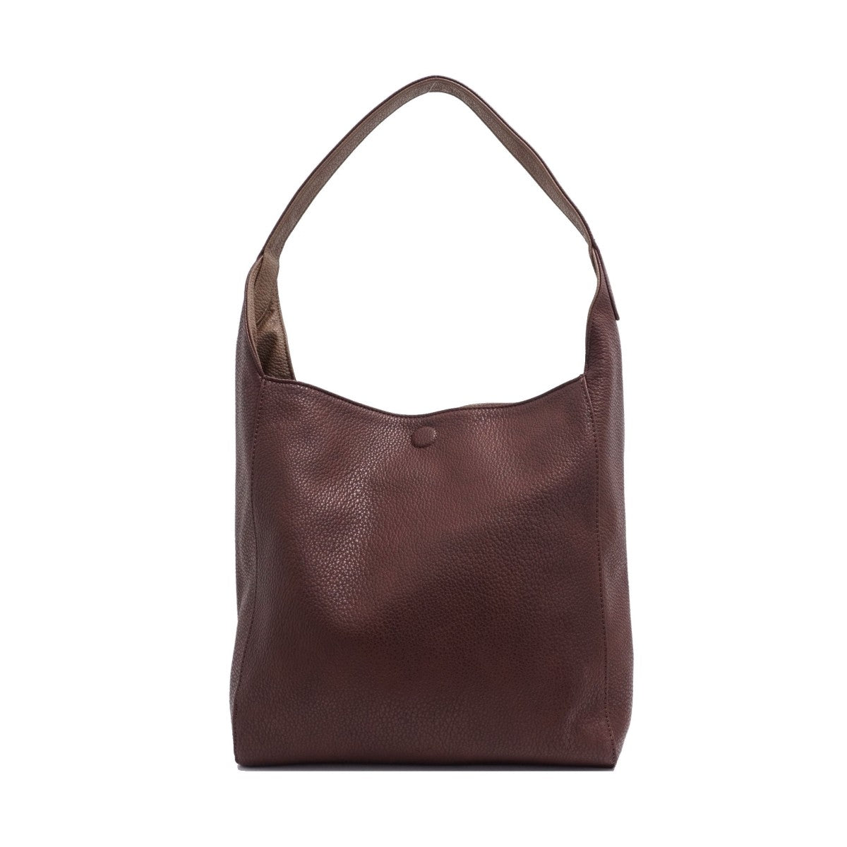 S-Q - Kendra 2-in-1 Reversible Hobo Bag - Chocolate / Fossil