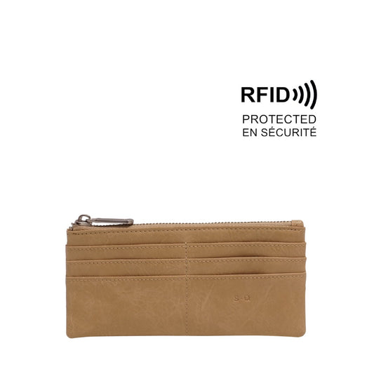 S-Q - Briella Slim Wallet - Light Khaki
