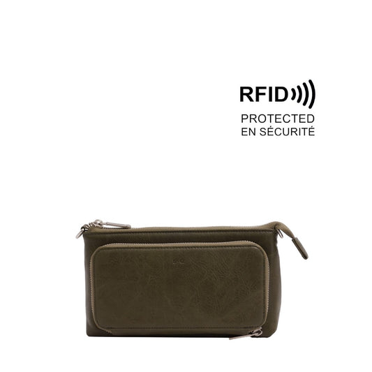 S-Q - Anika Crossbody Wallet - Olive