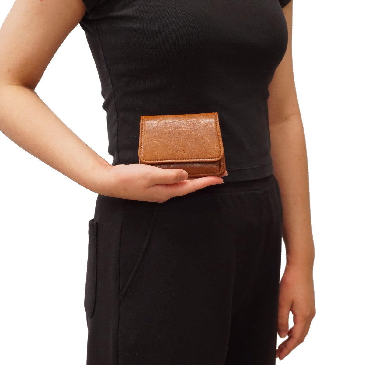 S-Q - Etta Wallet - Camel