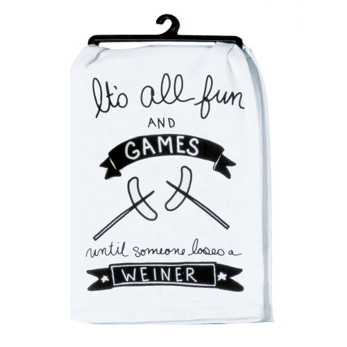 Tea Towel - Flour Sack - All Fun & Games