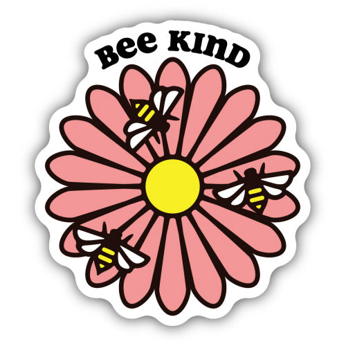 Sticker - Bee Kind Flower