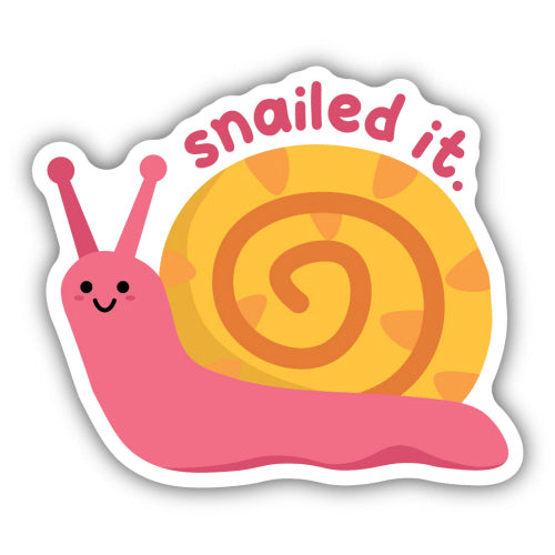 Sticker - Snailed It