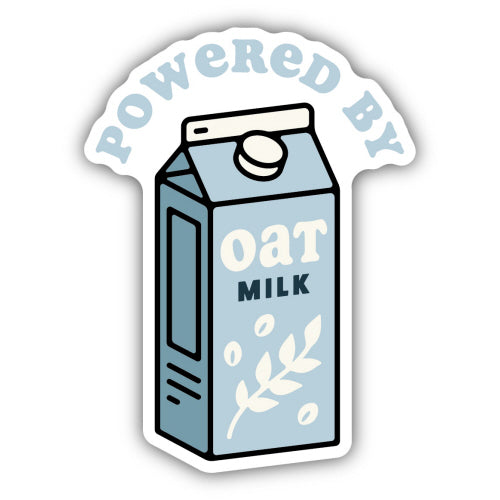 Sticker - Powered By Oat Milk