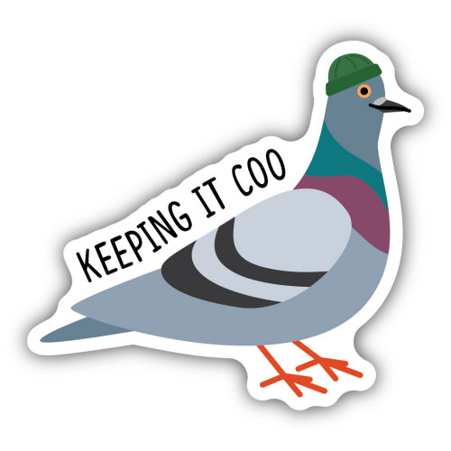 Sticker - Keeping It Coo Pigeon