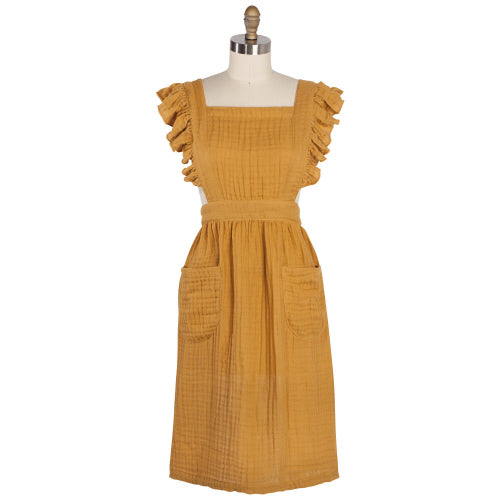 Apron - Ruffle - Saffron