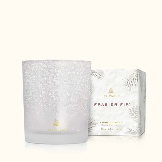 Thymes - Frasier Fir Flocked candle - 6.5oz