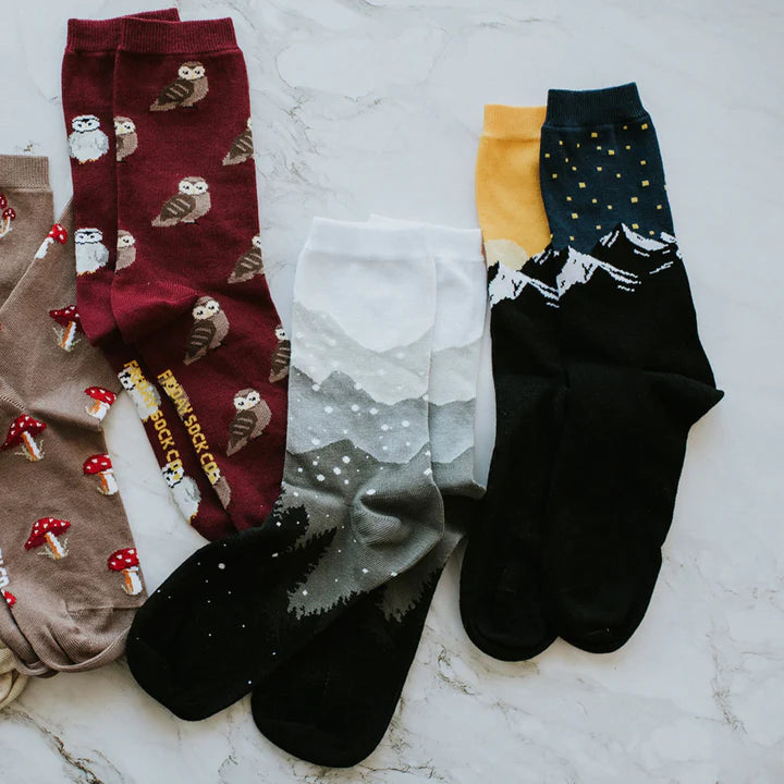 Socks - Small - Mountain & Snow