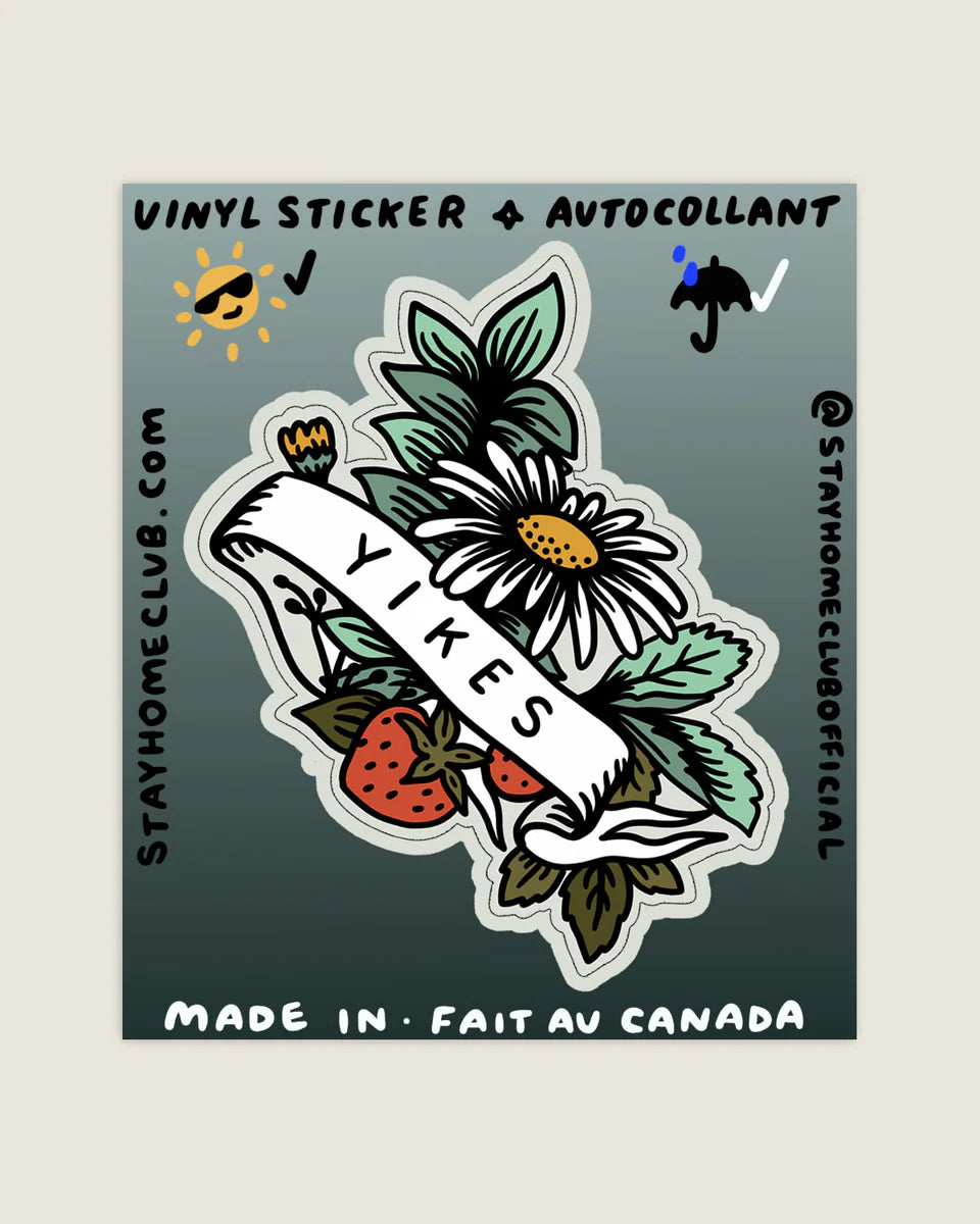 Sticker - Yikes Floral