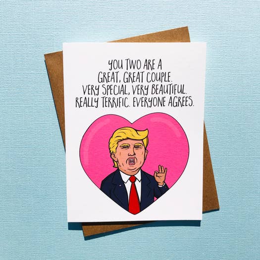 Card - Trump Wedding