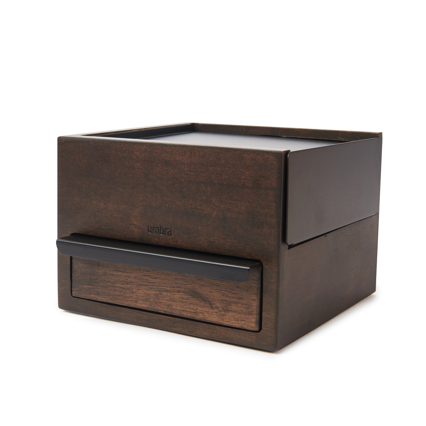 Mini Stowit Jewellery Box - Walnut