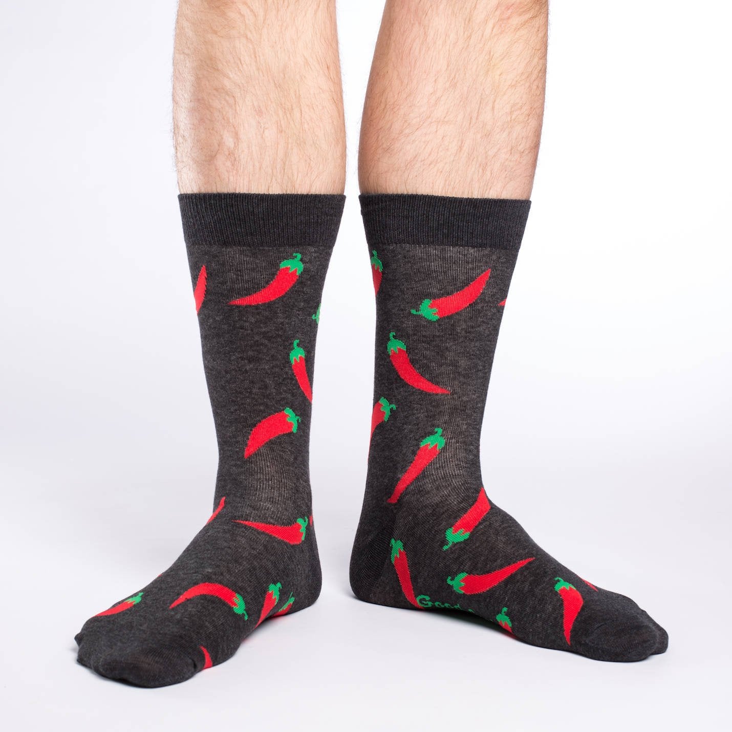 Socks - Men's Crew - Hot Peppers