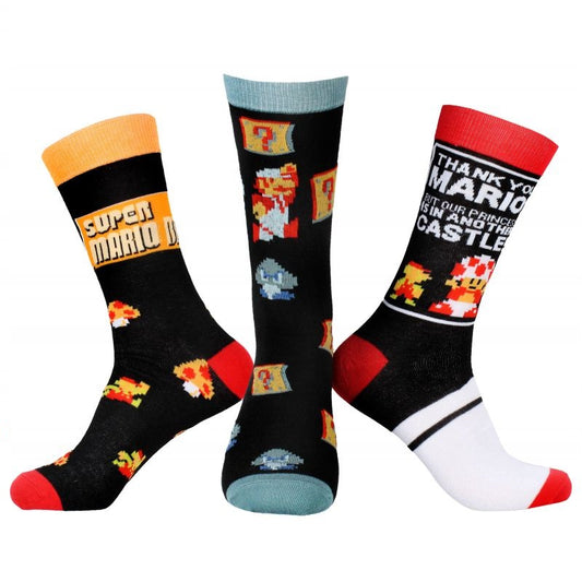 Socks - Super Mario - 3 Pack