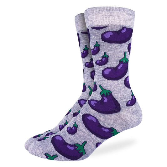 Socks - Men's Crew - Eggplants
