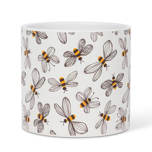 Planter - Flying Bees - Large 6.5"