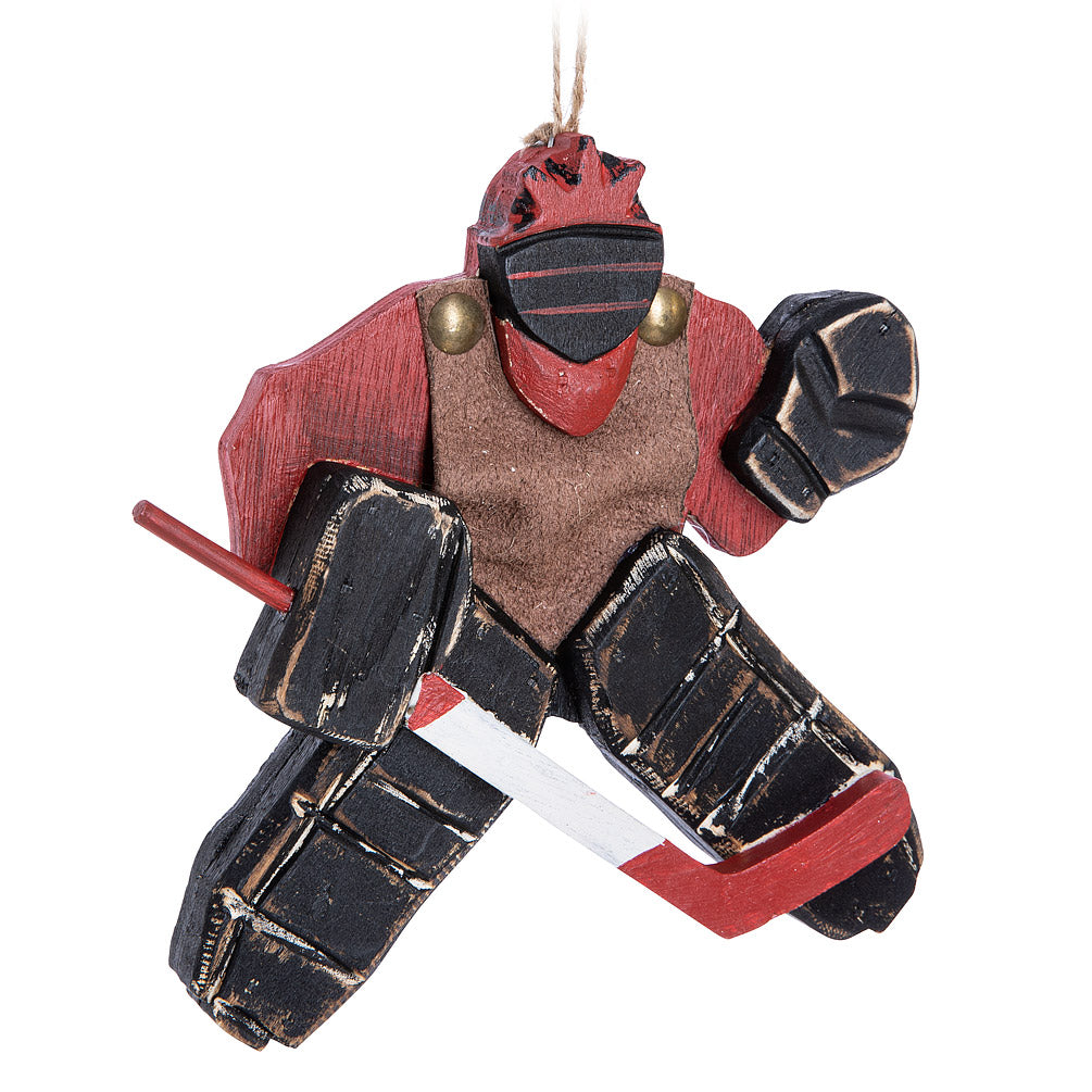 Ornament - Goalie with Stick