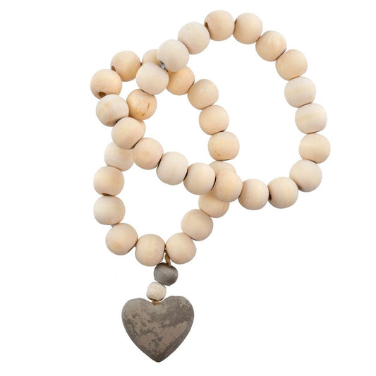 Prayer Beads - Heart - Wooden