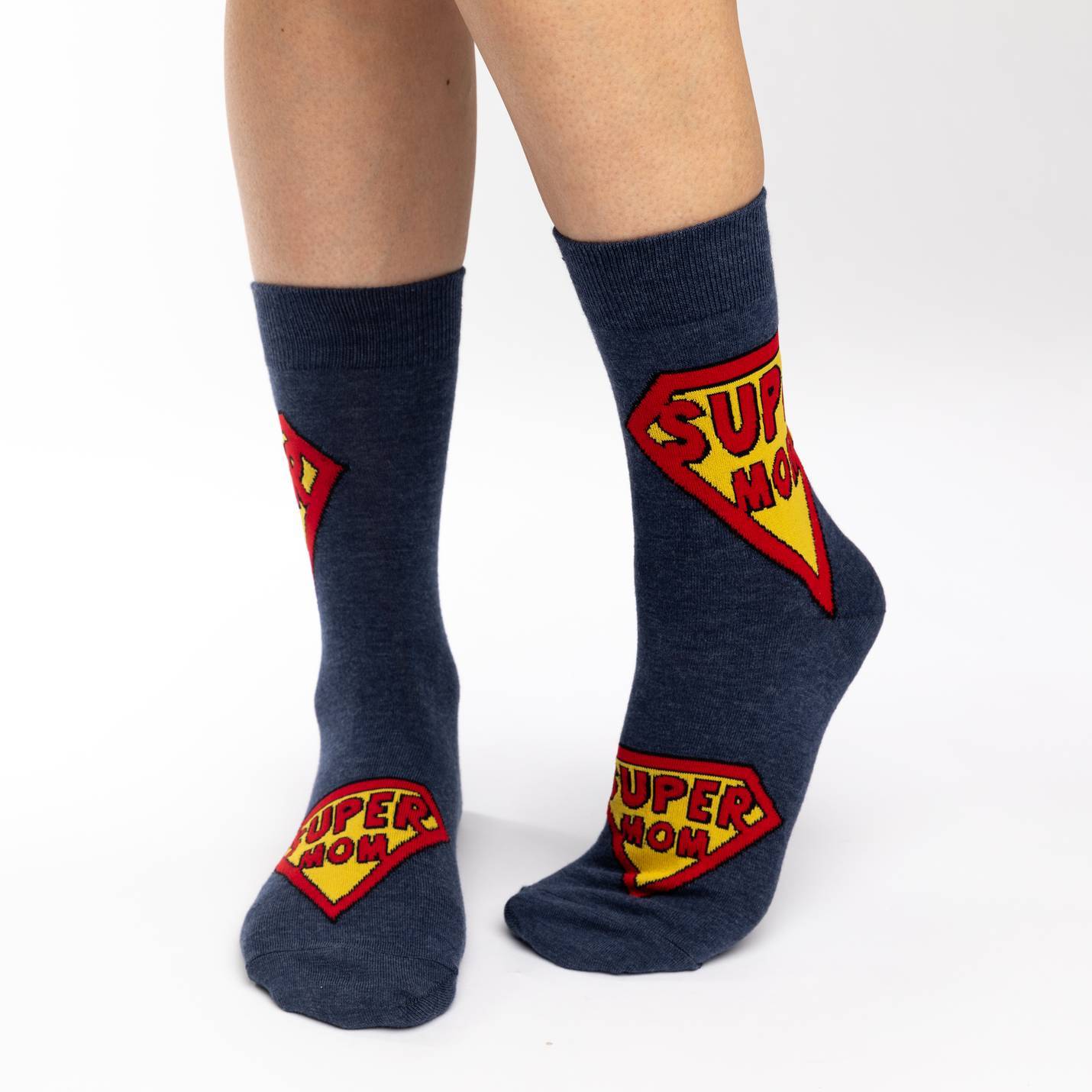 Socks - Women's Crew - Super Mom