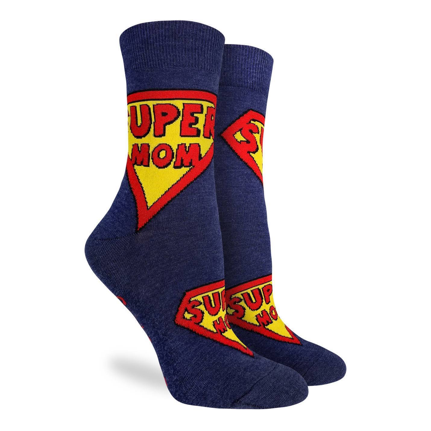 Socks - Women's Crew - Super Mom