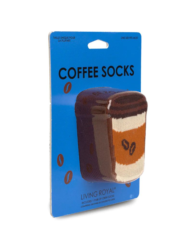Unisex Socks - 3D - Coffee