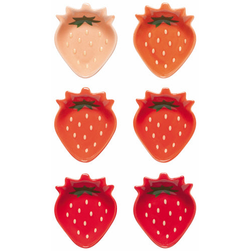 Pinch Bowls - Strawberry - Set of 6