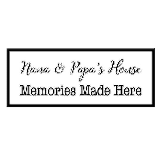 Sign - Nana & Papa Memories