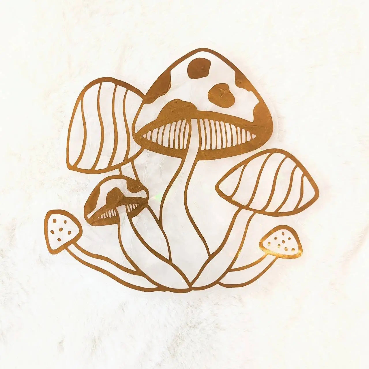 Suncatcher - Window Cling - Mushrooms