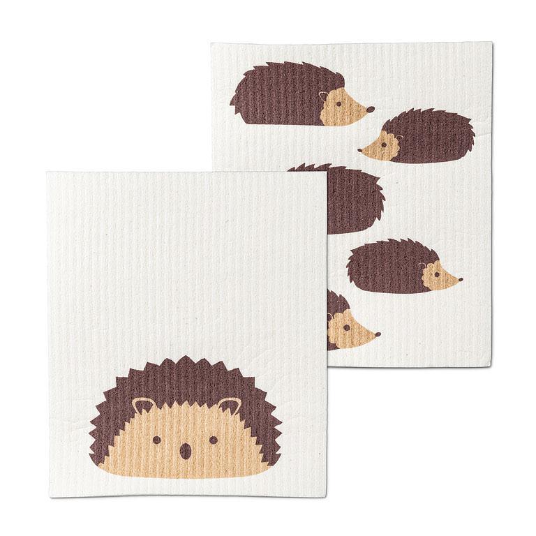 Swedish Dishcloth Set - Hedgehogs - Set of 2