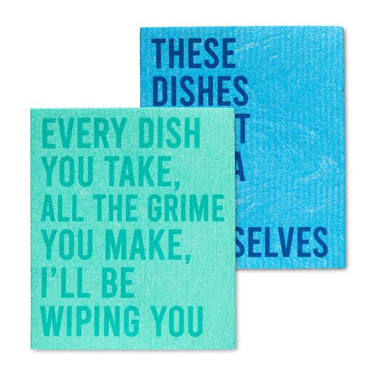 Swedish Dishcloth Set - Every Dish You Take - Set of 2