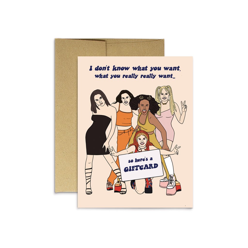 Card - Spice Girls - Gift Card