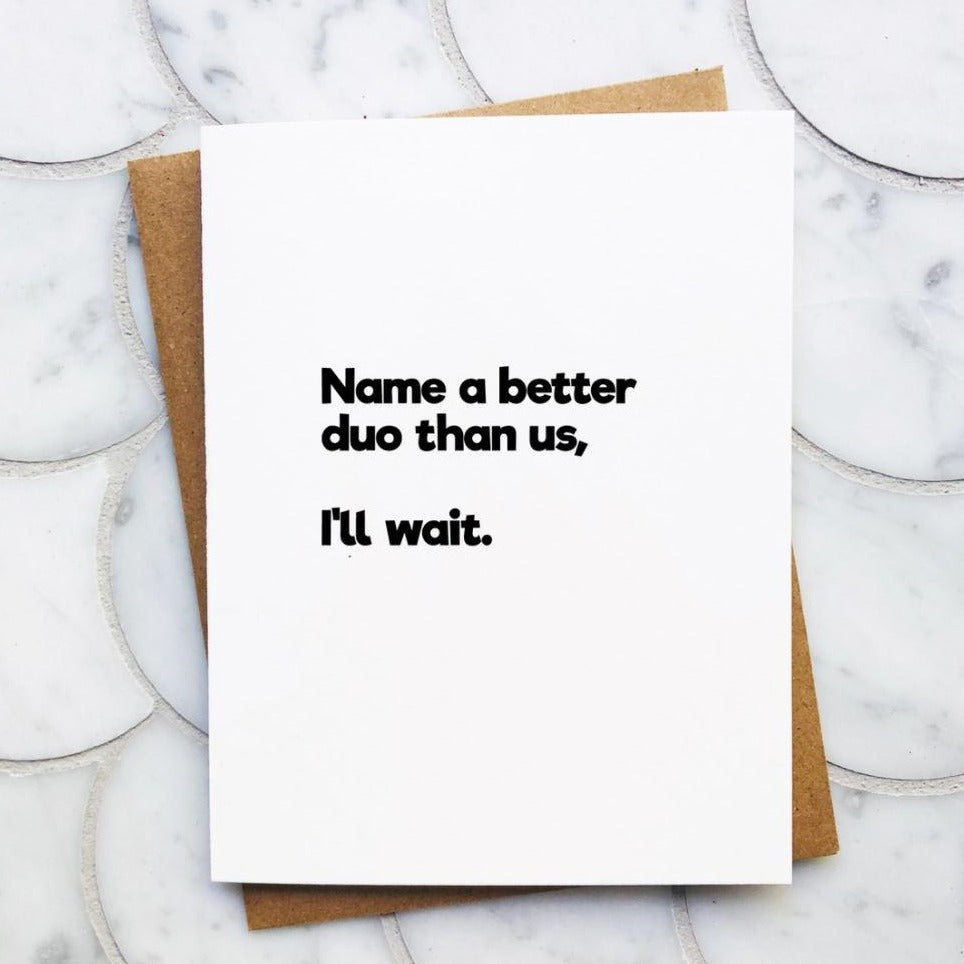 Card - Name A Better Duo
