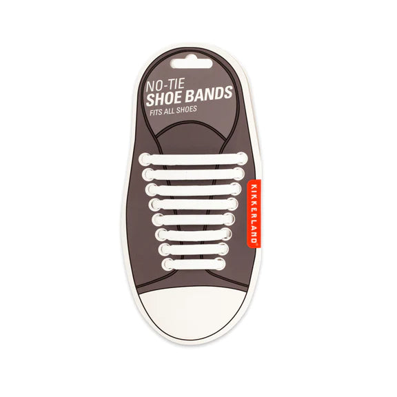 Shoe Bands - No Tie - White