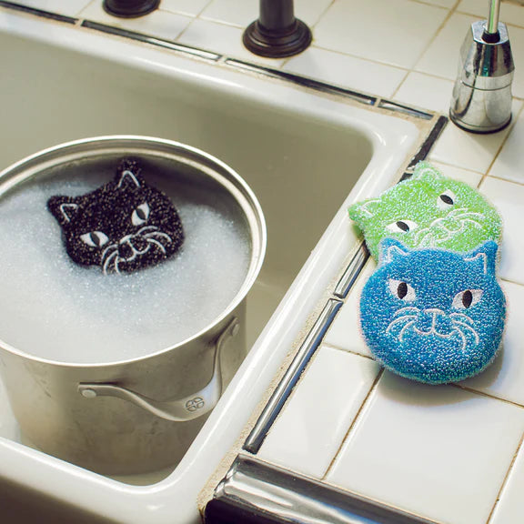 Cleaning Sponge - Cat - Set of 3