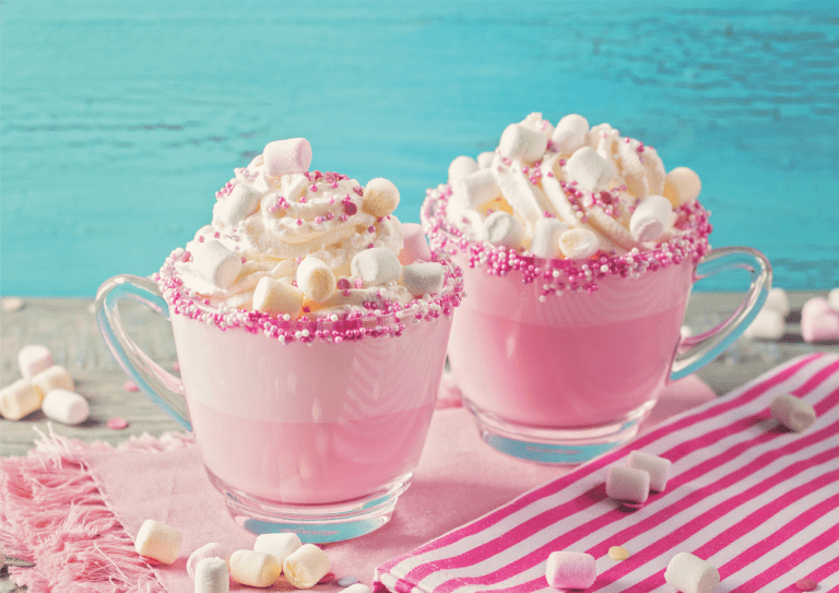 Hot Chocolate - White Chocolate - Pink Unicorn