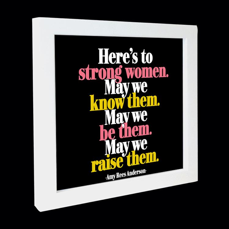 Card - Quotable Cards - Here's To Strong Women