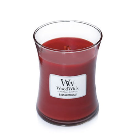 WoodWick Candle - Cinnamon Chai - Medium