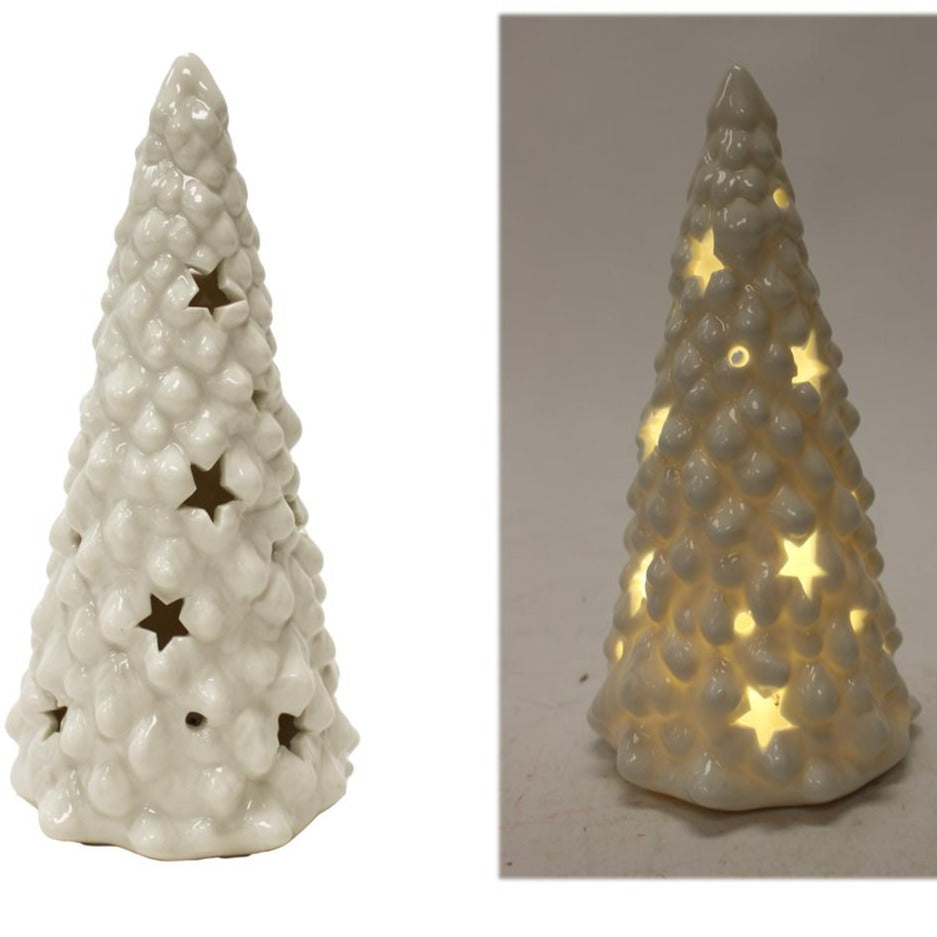 Decor Piece - LED Tree - Porcelain 7"