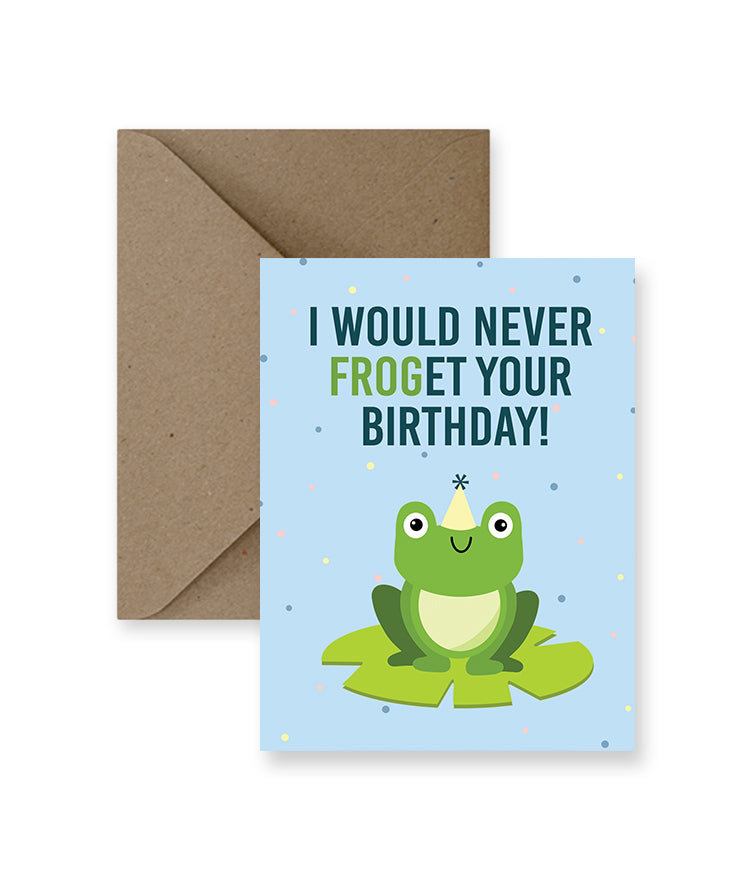 Card - I Would Never Froget Your Birthday