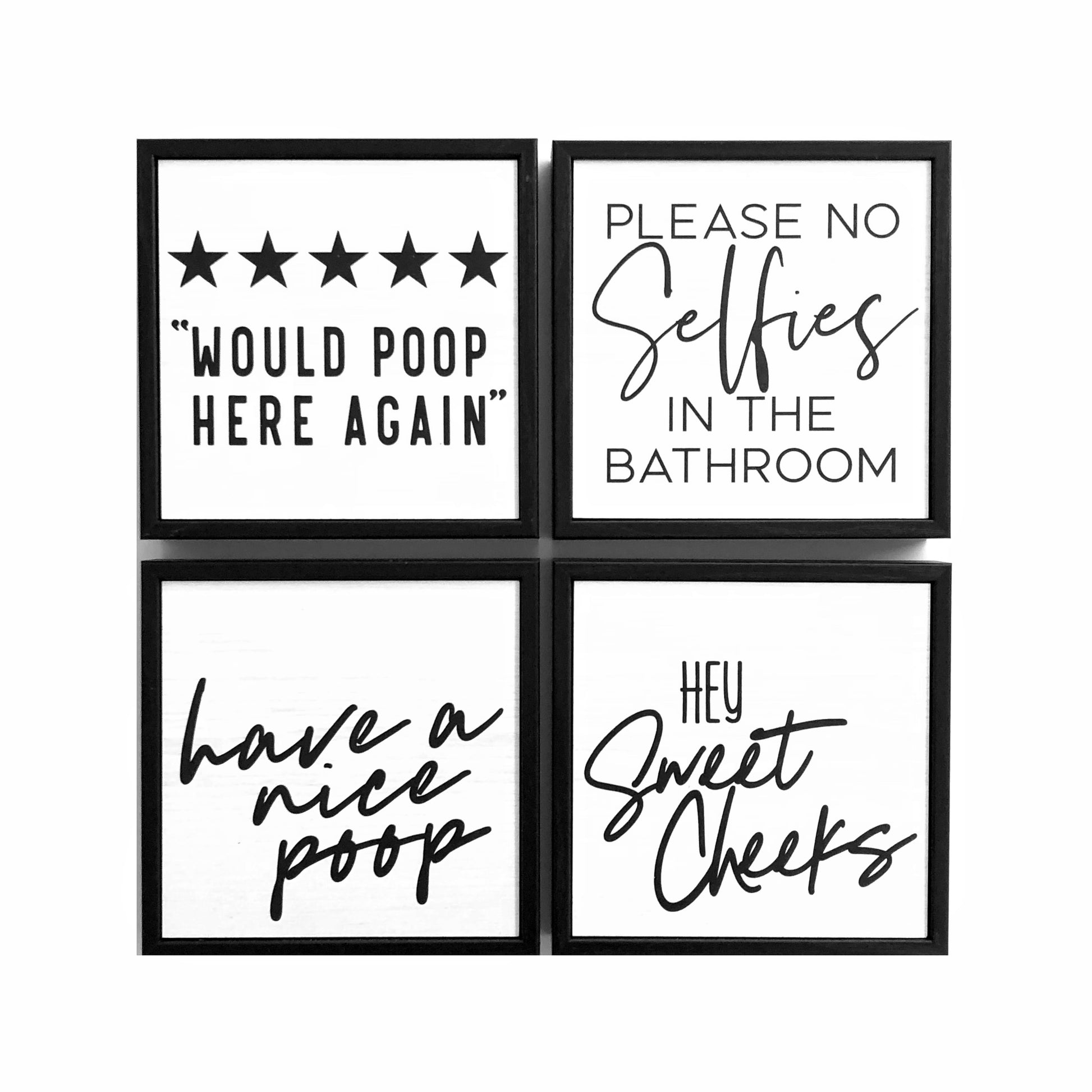Sign - Would Poop Here Again Stars