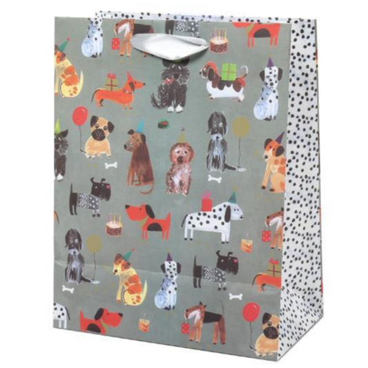 Medium Gift Bag - Party Dogs