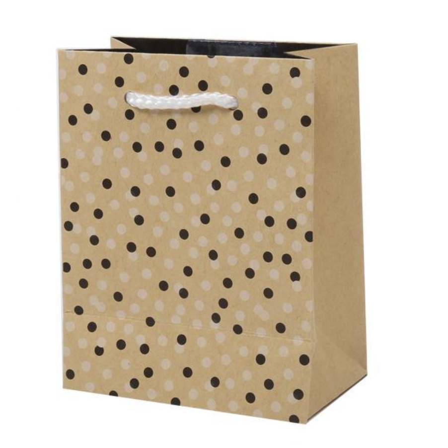 Medium Gift Bag - Polka Dot - 9"