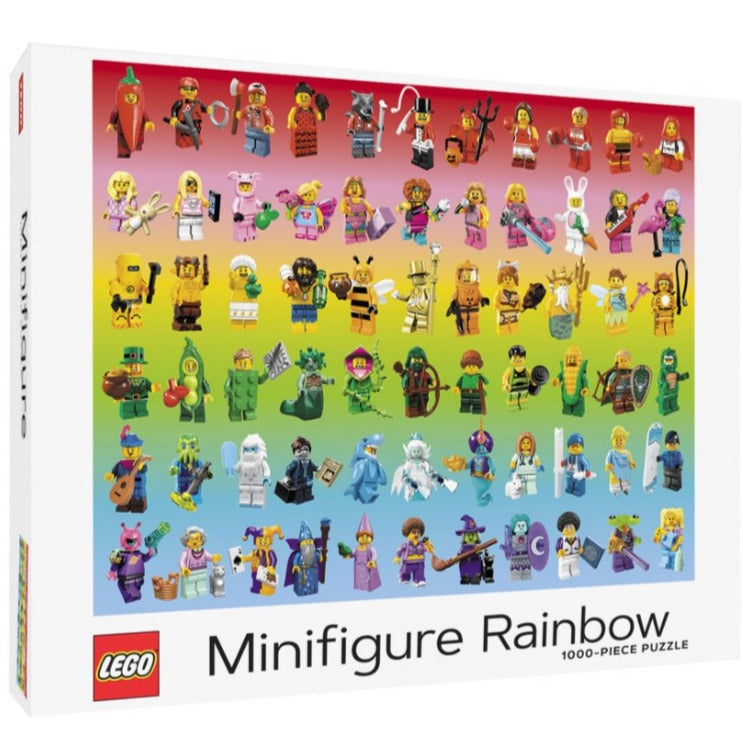 Puzzle - LEGO - Minifigure Rainbow - 1000 Piece