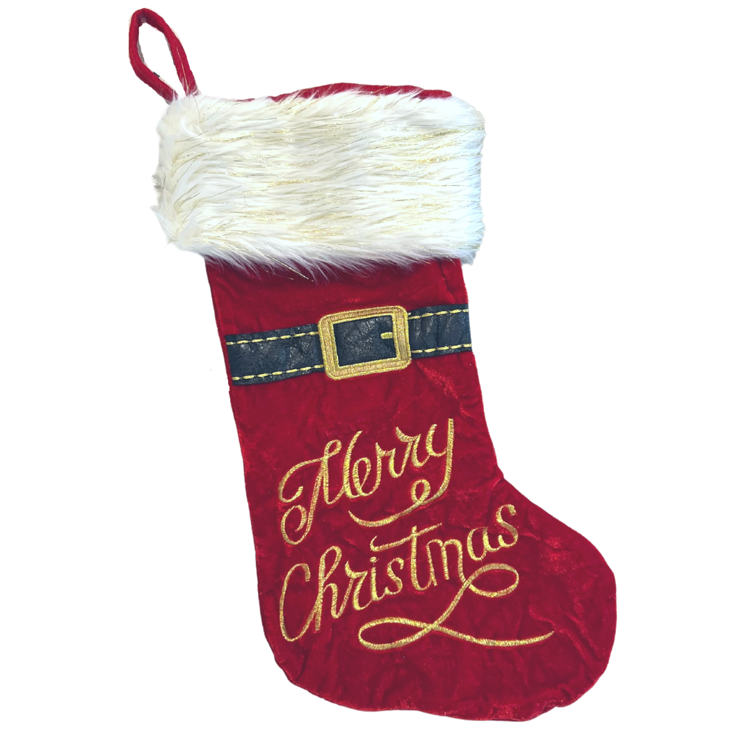 Stocking - Santa Buckle