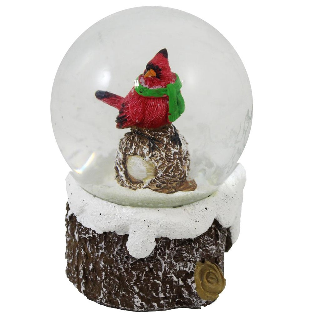 Snow Globe - LED - Cardinal