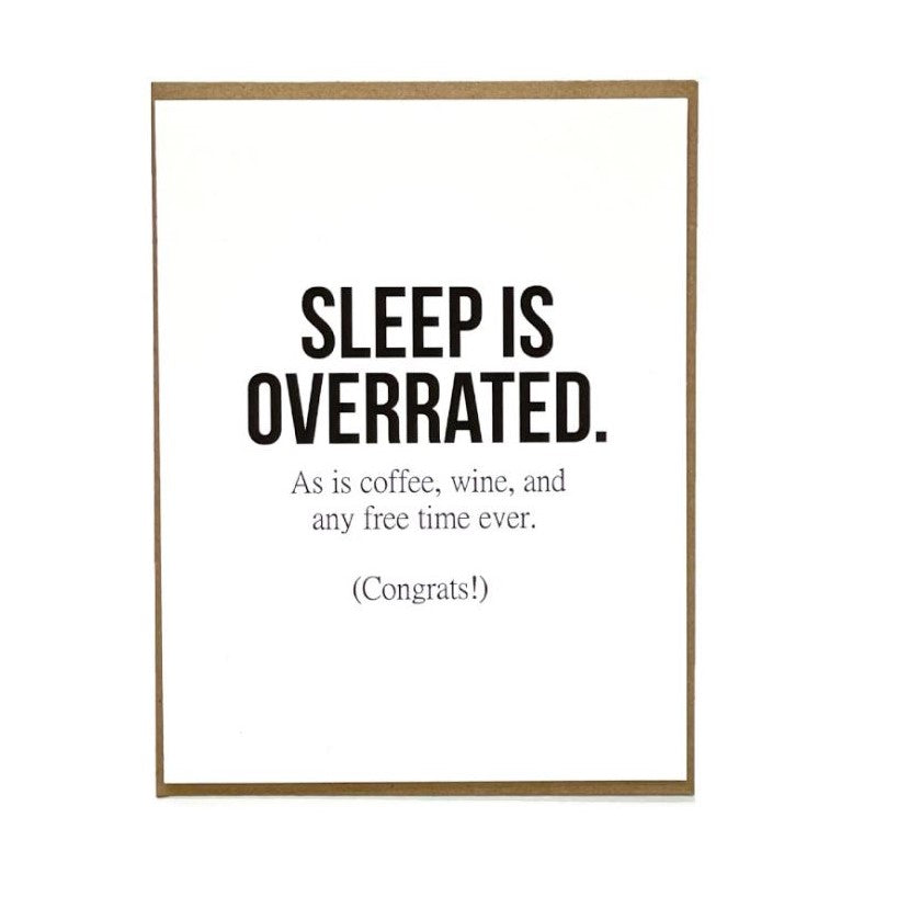 Card - Sleep Is Overrated