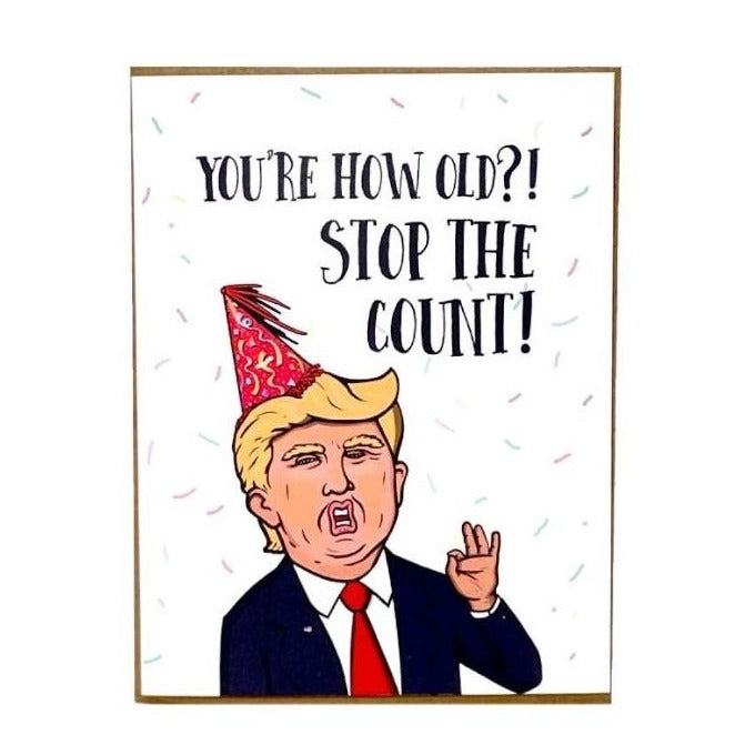 Card - Trump Stop The Count
