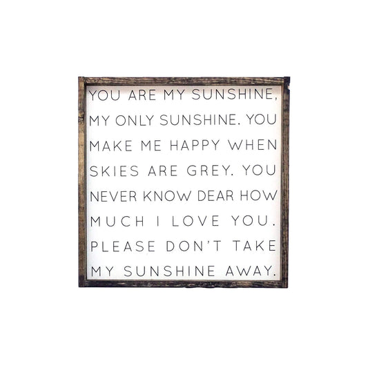 Williamrae Designs You Are My Sunshine