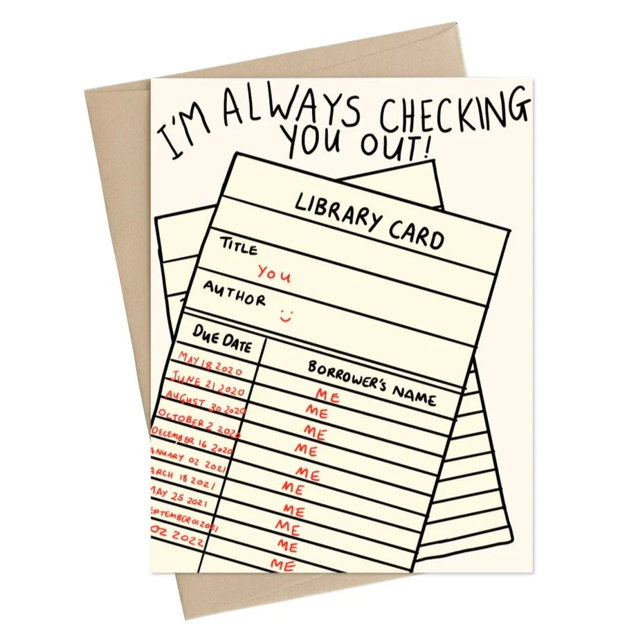 Card - Checking You Out