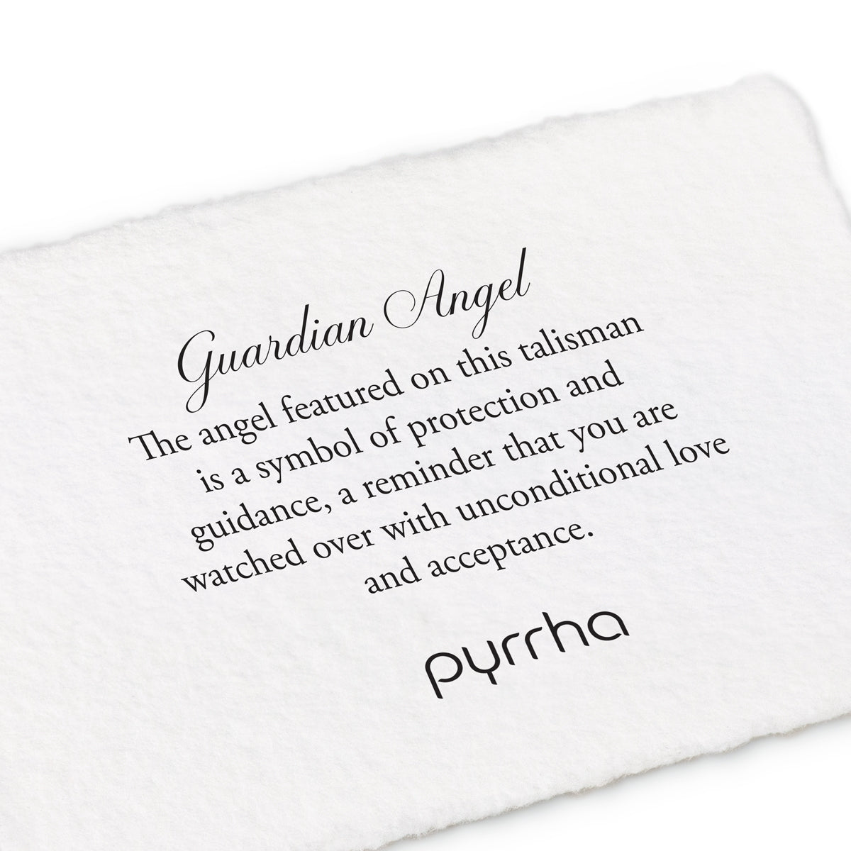 Pyrrha Talisman Necklace - Guardian Angel - Silver