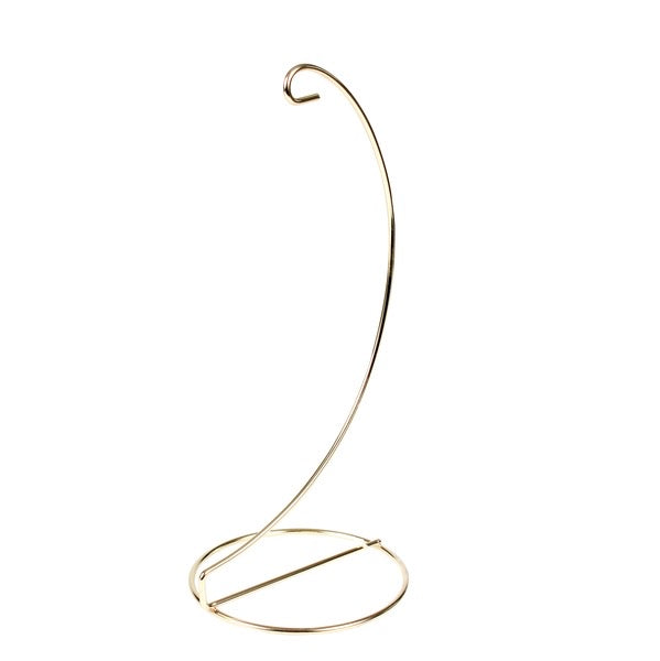 Ornament Stand - Gold 9"